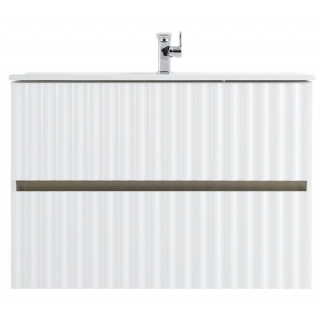 Тумба под раковину ArtMax Elegant AM-ELEGANT-800-2C-SO-BL-LED-P 80 см белый